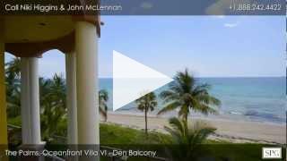 Oceanfront Villa VI at The Palms - 2130 N. Ocean Blvd. Fort Lauderdale, FL