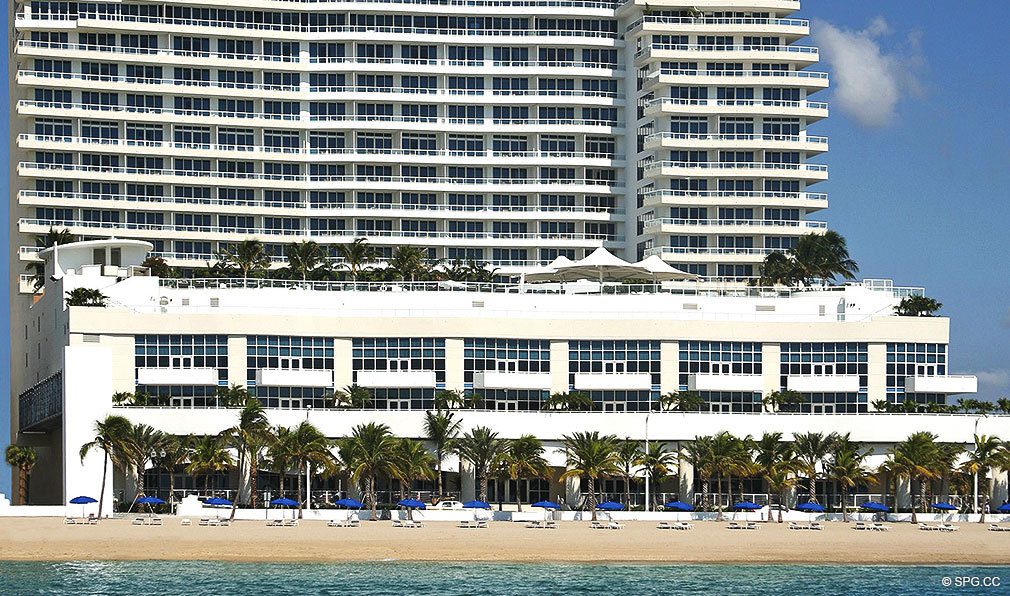 Boaters View of the Ritz-Carlton Residences, Luxury Oceanfront Condos in Fort Lauderdale