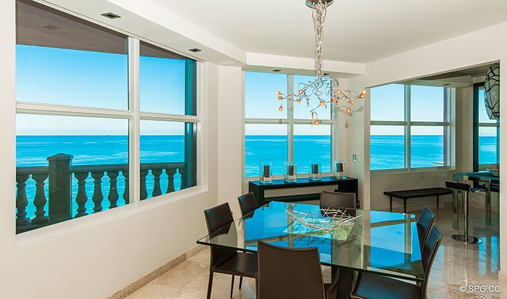 Amazing Ocean Views from Residence 11B, Tower I at The Palms, Luxury Oceanfront Condominiums Fort Lauderdale, Florida 33305