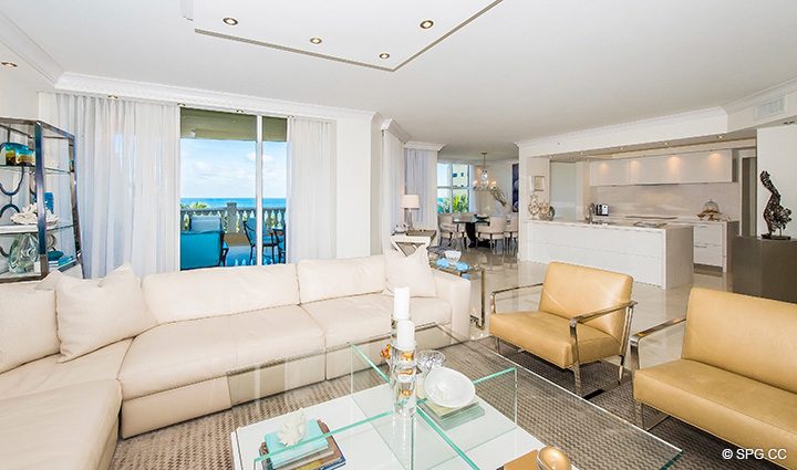 Newly Renovated Residence 5D, Tower I at The Palms, Luxury Oceanfront Condominiums Fort Lauderdale, Florida 33305