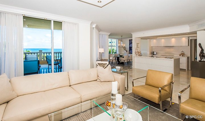 Expertly Designed Residence 5D, Tower I at The Palms, Luxury Oceanfront Condominiums Fort Lauderdale, Florida 33305