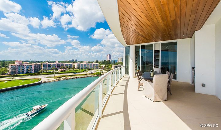 Gorgeous Views from Residence 501 For Sale at 1000 Ocean, Luxury Oceanfront Condos in Boca Raton, Florida 33432.