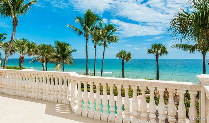 Direct Ocean View from Luxury Estate Home, 2618 North Atlantic Boulevard, Fort Lauderdale, Florida 33308