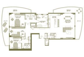 Click to View the Unit A, Tower P Floorplan