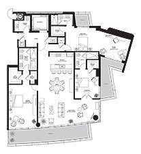 Click to View the Residence A East Level 3 Floorplan