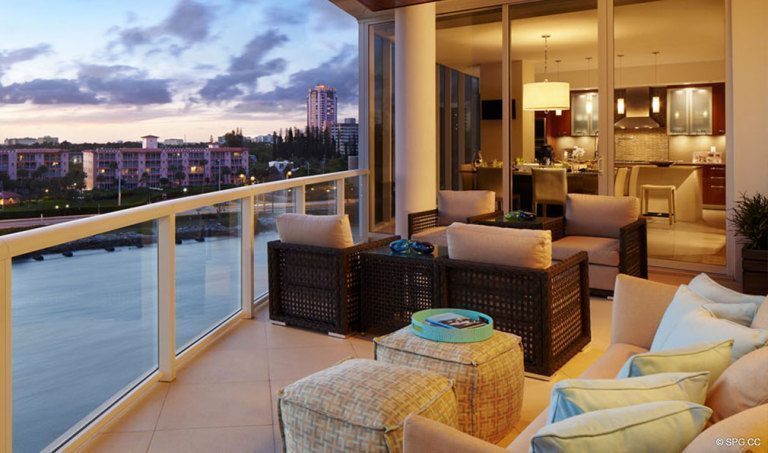 One Thousand Ocean Balcony, Luxury Oceanfront Condominiums Located at 1000 S Ocean Blvd, Boca Raton, FL 33432