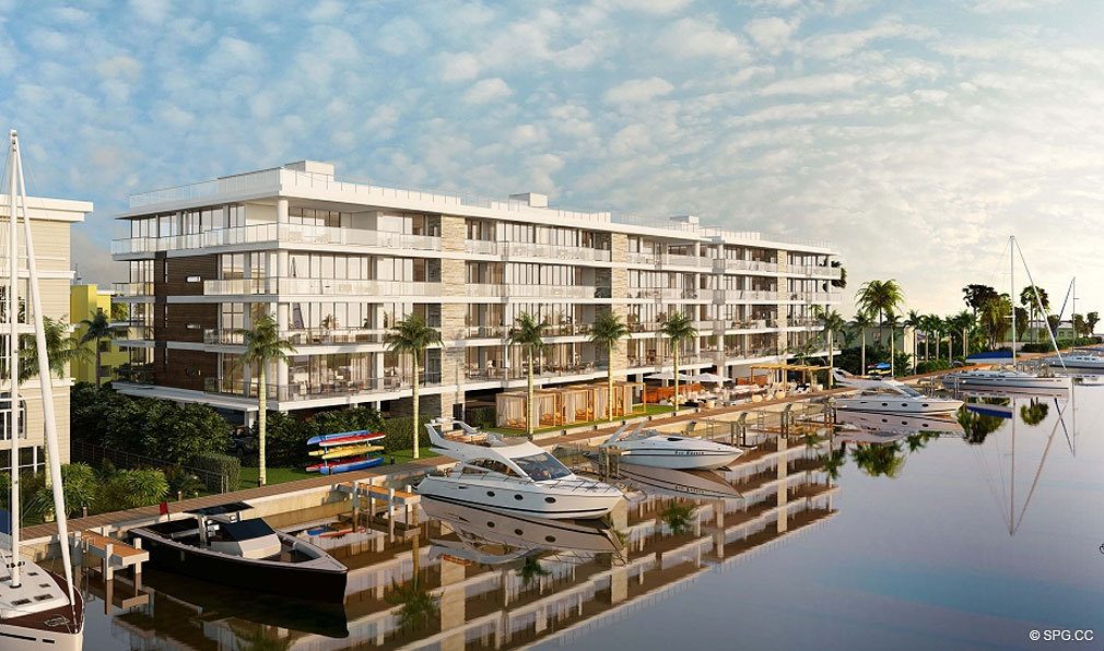 Intracoastal View of AquaVita Las Olas, Luxury Waterfront Condos in Fort Lauderdale, Florida 33301