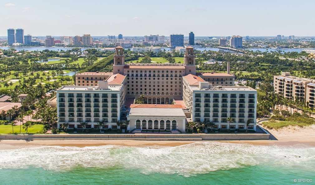 East to West View of The Breakers, Luxury Oceanfront Condos in Palm Beach, 33480