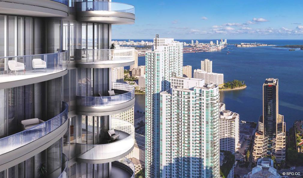 Soaring Views from Brickell Flatiron, Luxury Condos in Miami, Florida 33130