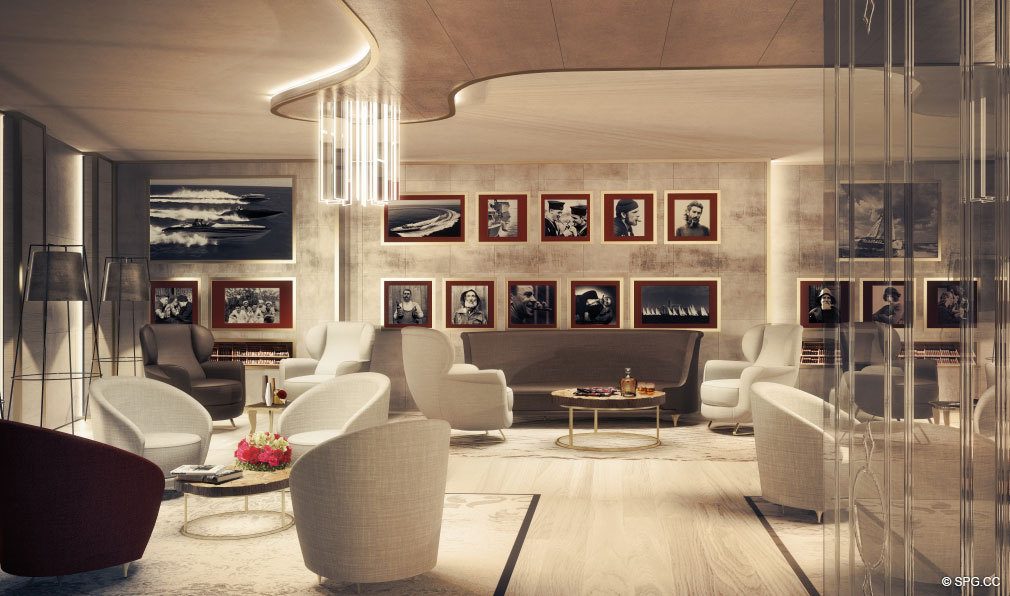Club Room at Brickell Flatiron, Luxury Condos in Miami, Florida 33130