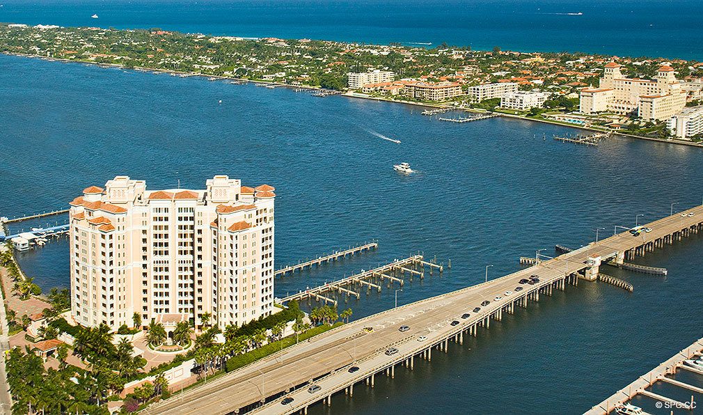 Set on the Intracoastal Waterway, One Watermark Place, Luxury Waterfront Condos in West Palm Beach, Florida 33401