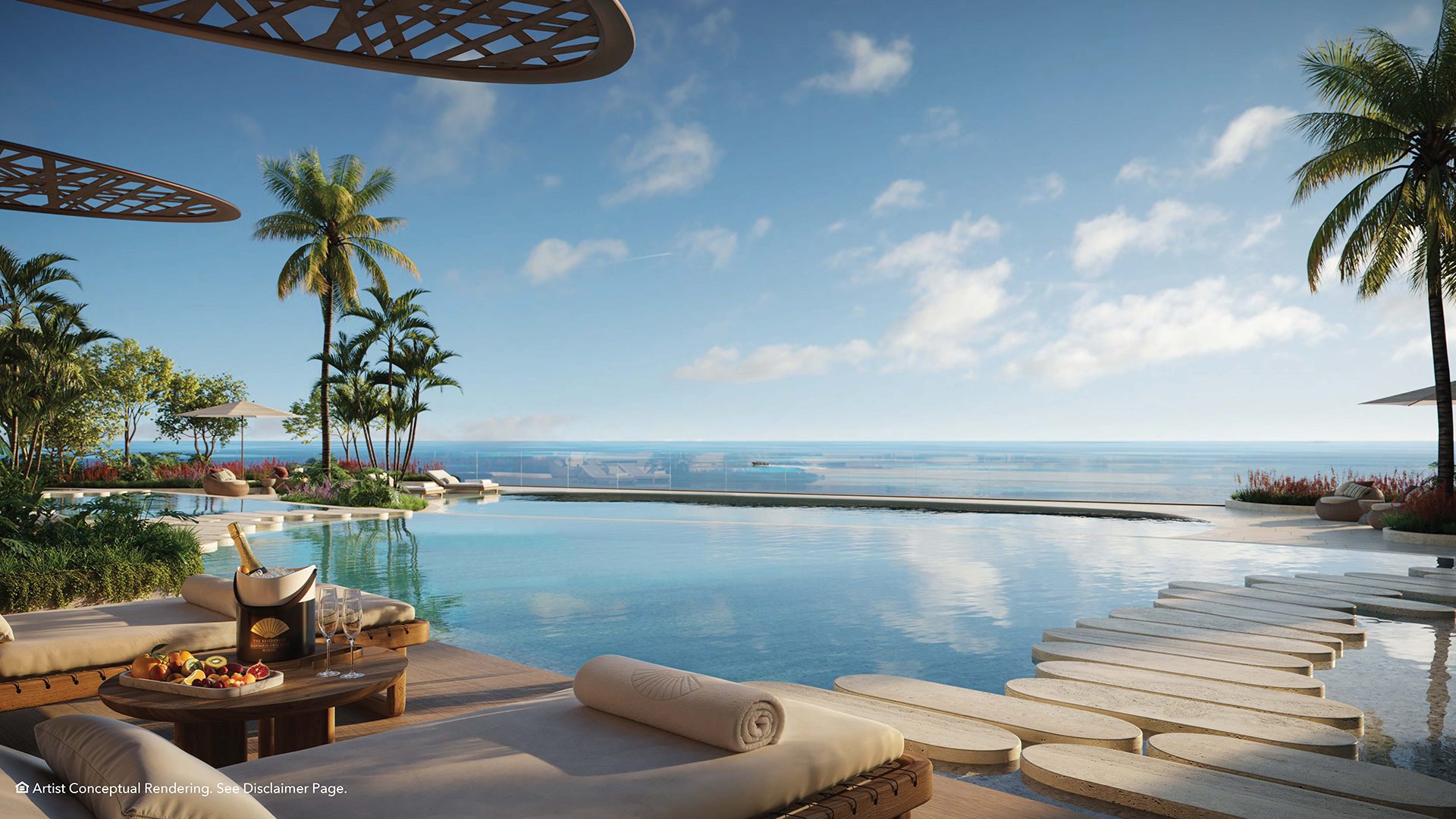 The Residences Mandarin Oriental Miami Lagoon Pool