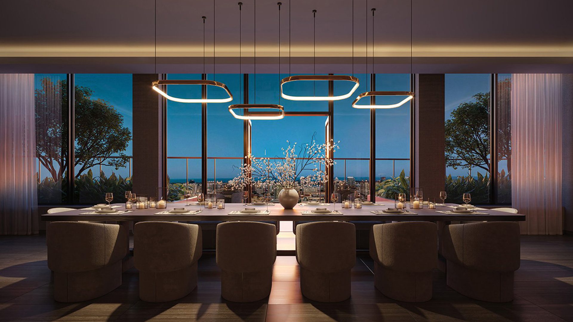 The Berkeley Palm Beach Dining Room