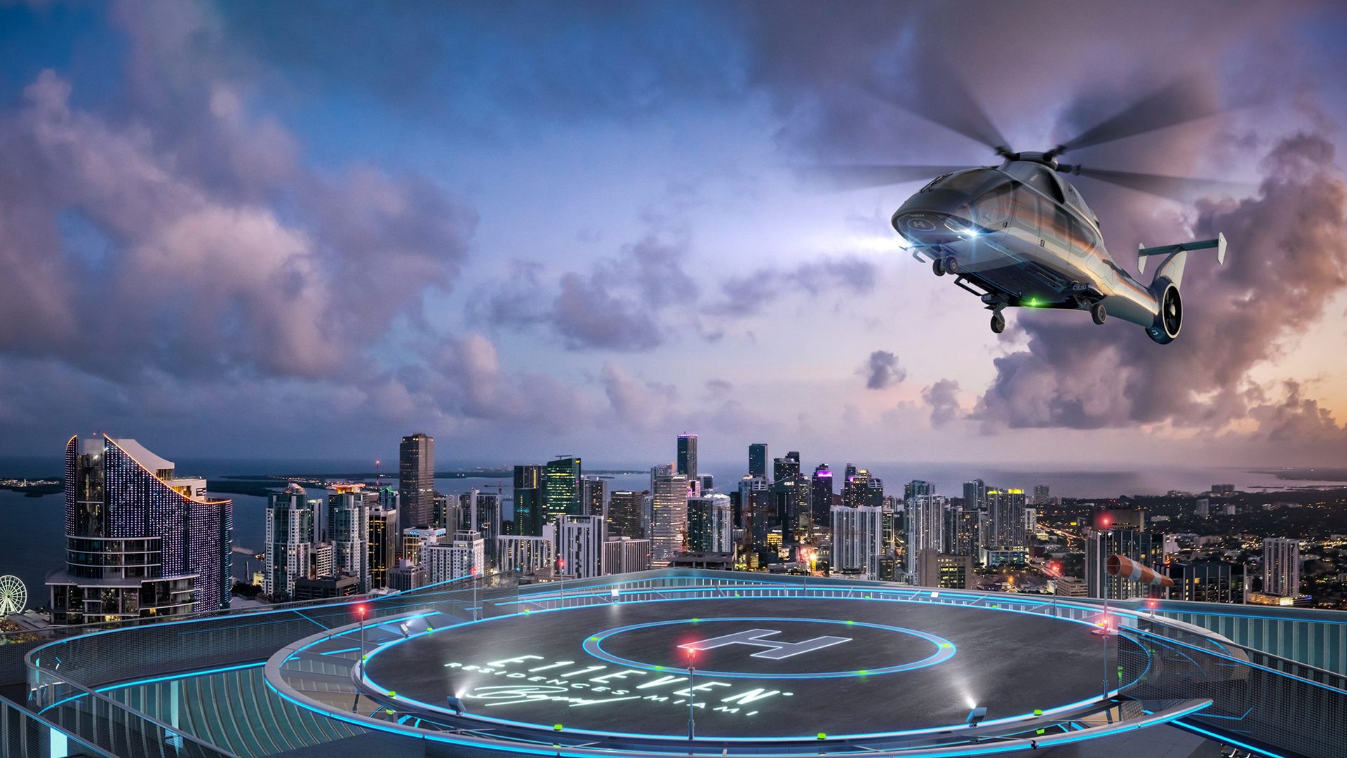 E11EVEN Club Residences Beyond Helipad