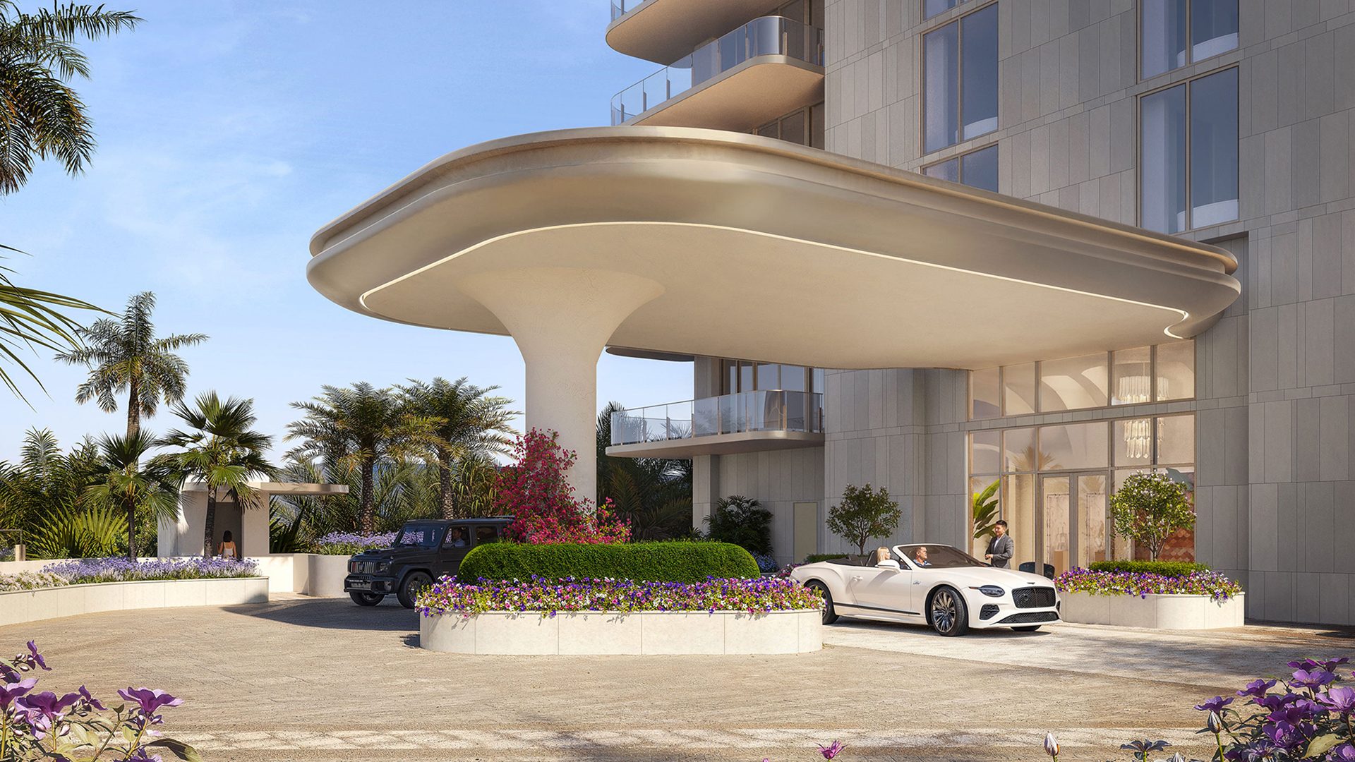 Maison d'Or South Flagler West Porte Cochere