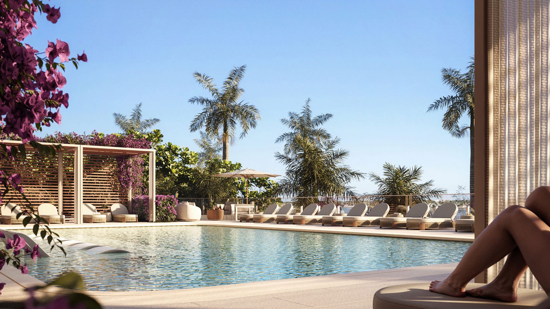 Maison d'Or South Flagler Pool Cabana Vignette