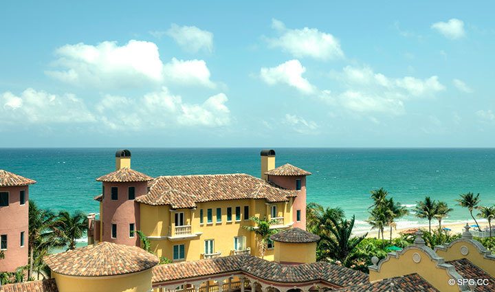 Ocean View at Luxury Oceanfront Residence 8F, Tower II, The Palms Condominiums, 2110 North Ocean Boulevard, Fort Lauderdale Beach, Florida 33305, Luxury Seaside Condos