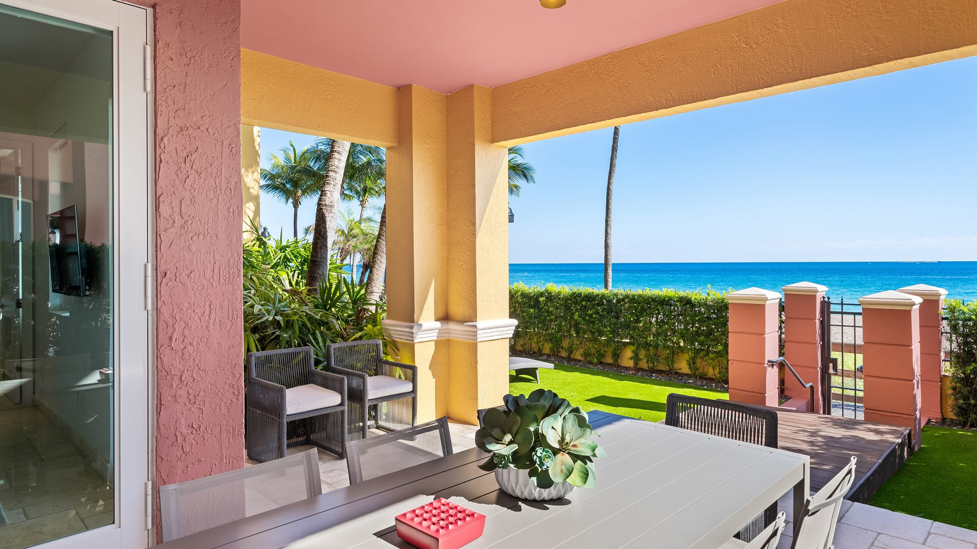 Luxury Oceanfront Villa IV at The Palms The Palms Condominiums Rear Exterior 2