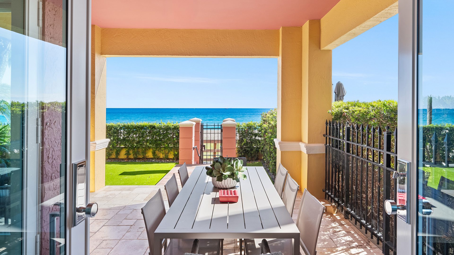 Luxury Oceanfront Villa IV at The Palms The Palms Condominiums Rear Exterior 3