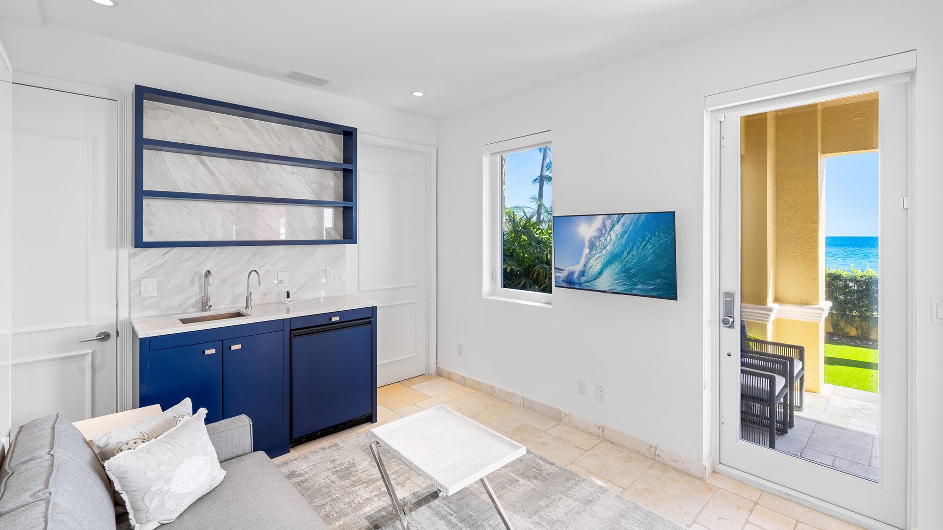 Luxury Oceanfront Villa IV at The Palms The Palms Condominiums Family Room 2