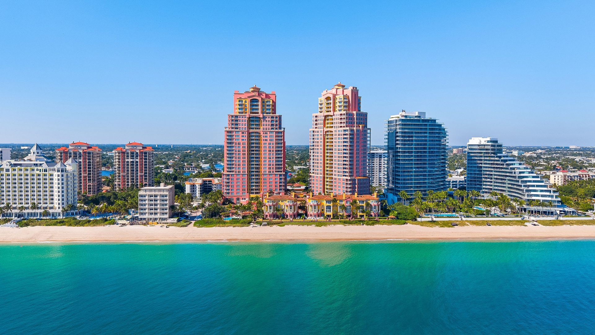 Luxury Oceanfront Villa IV at The Palms The Palms Condominiums Aerial 1