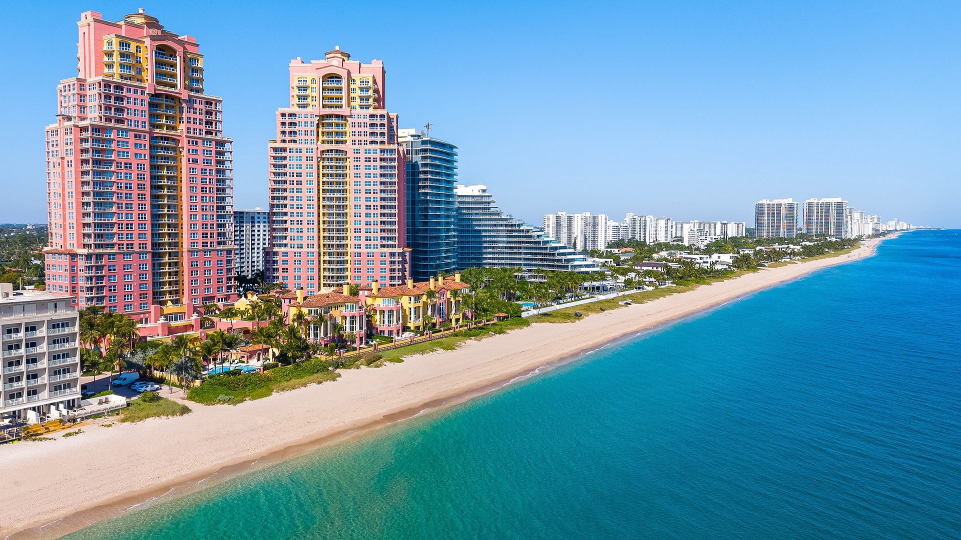 Luxury Oceanfront Villa IV at The Palms The Palms Condominiums Aerial 3