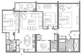 Click to View the 3 Bedroom Model D Floorplan