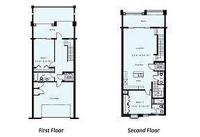 Click to View the Model I: 1-2 Floorplan