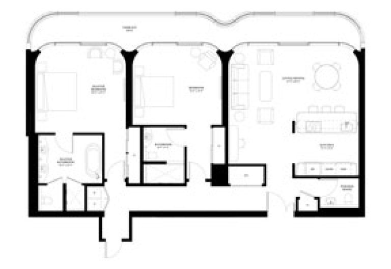 Click to View the Residence 3-5 B Floorplan