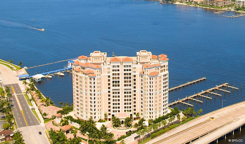 One Watermark Place, Luxury Waterfront Condos Located at 622 North Flagler Drive, West Palm Beach, Florida 33401